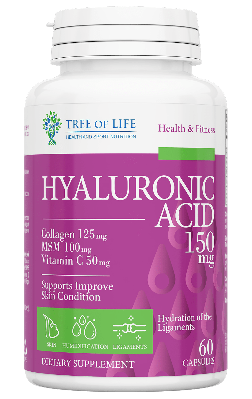 Три оф лайф. Tree of Life Hyaluronic acid 150mg. Коллаген с гиалуроновой кислотой. МСМ коллаген. Коллаген для ногтей и волос.