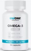 Заказать UniONE Omega 3 1000 мг 90 капс